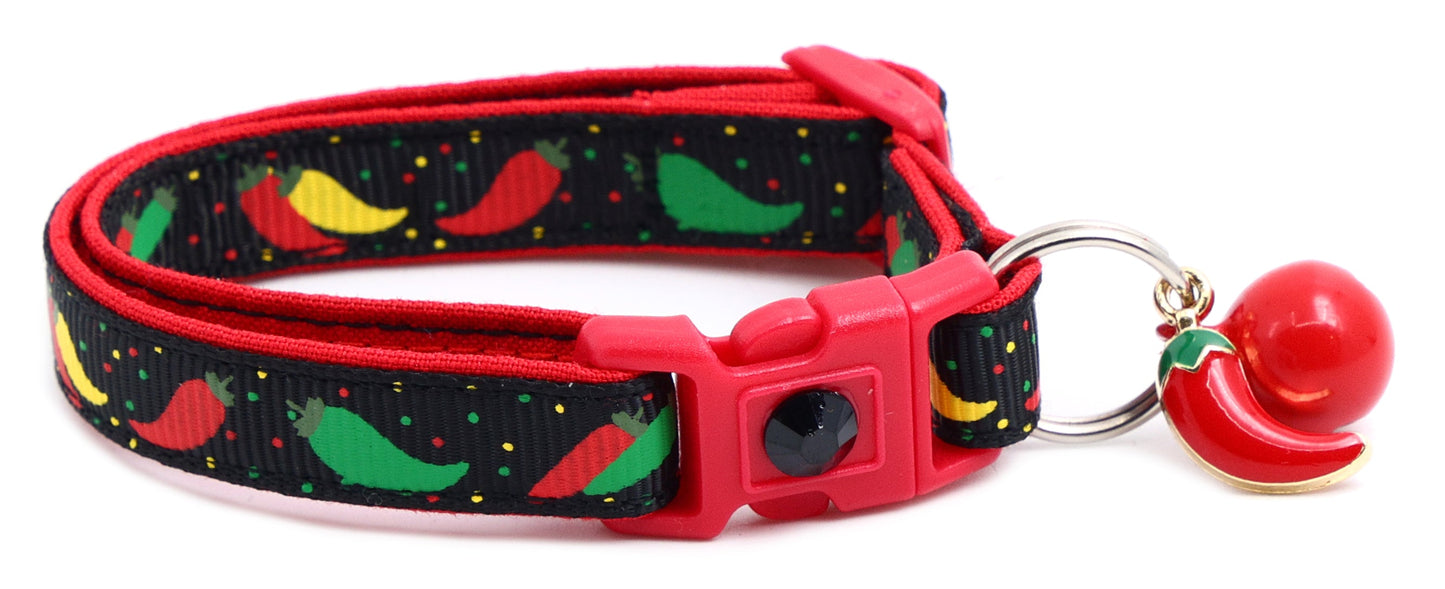 Spicy Peppers Breakaway Cat Collar-23