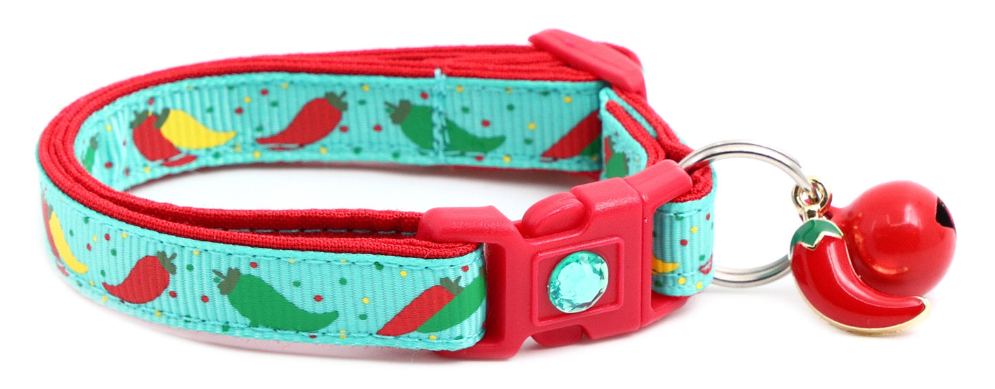 Spicy Peppers Breakaway Cat Collar-26