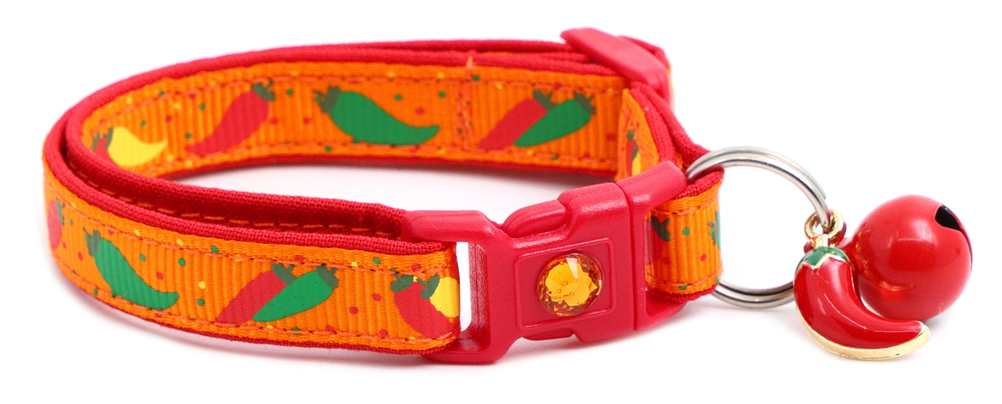 Spicy Peppers Breakaway Cat Collar-24