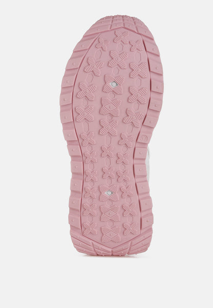 Koters Print Embroidery Detail Metallic Sneakers-4