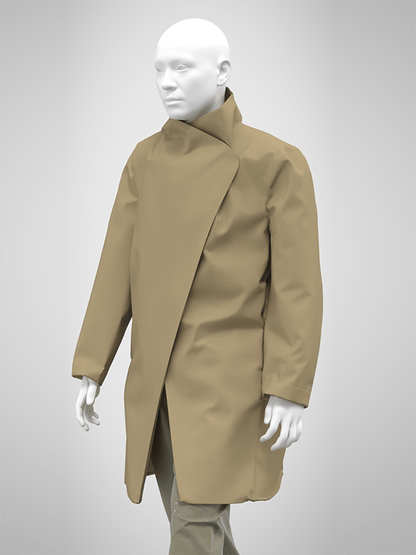 Koto Coat - Natural raw-4