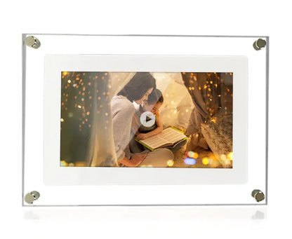 Acrylic Transparent Digital Photo Frame & Video Player