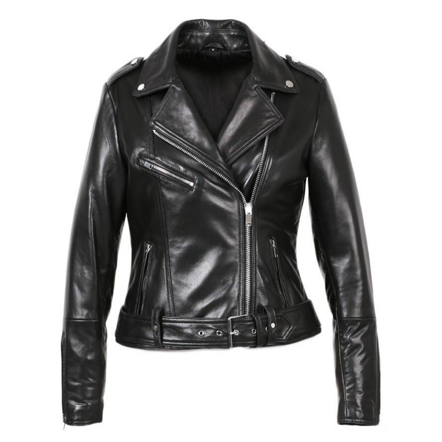 Kylee Womens New Zealand Motorcycle Leather Jacket-0