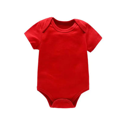 Baby Solid Color Cotton Romper