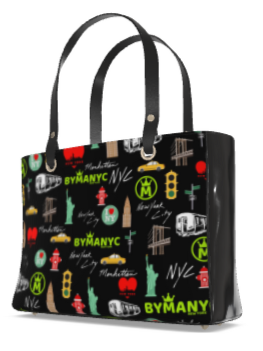 LA VIE EN ROSE Manhattan Handbag BYMANYC ® New York Vegan Elegance-0