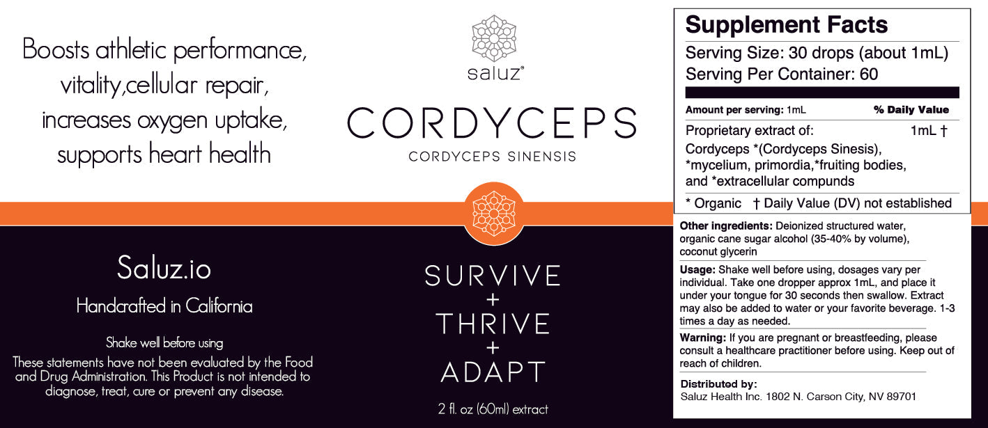 Cordyceps (Energy) Mushroom Tincture 2 oz.-1