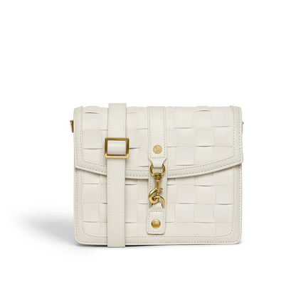 Daisy White Vegan Shoulder & Crossbody Bag-2