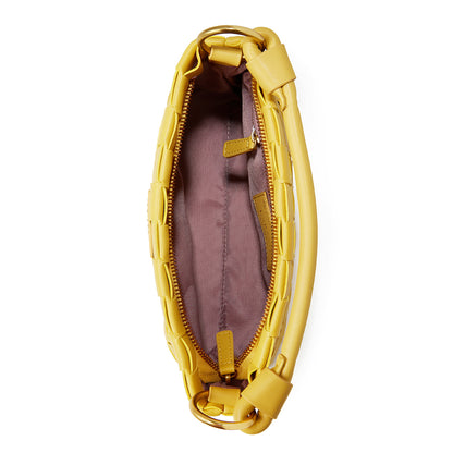 Bella Mustard Yellow Vegan Mini Crossbody Bag-4