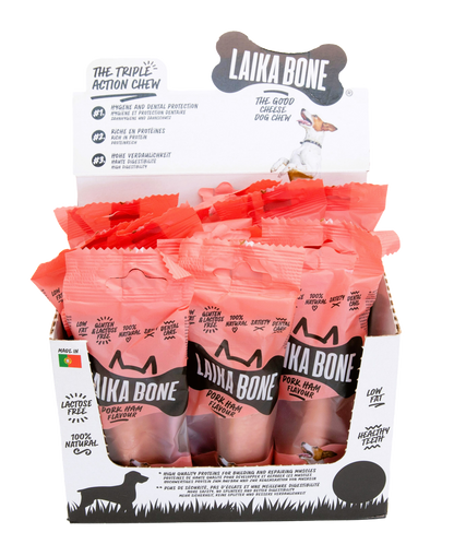 Dog treats Cheese & Ham/Bacon chew (BOX)-3