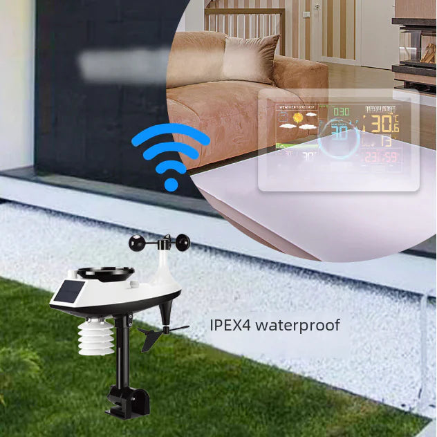 Wireless Weather Station with Wind Speed and Humidity