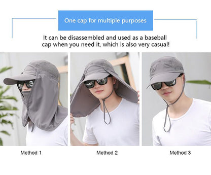 Kültéri baseball sapka arc- és tarkóvédővel-1