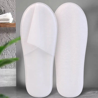 New Spa Slippers 12 Pairs Plush Disposable Indoor Wear