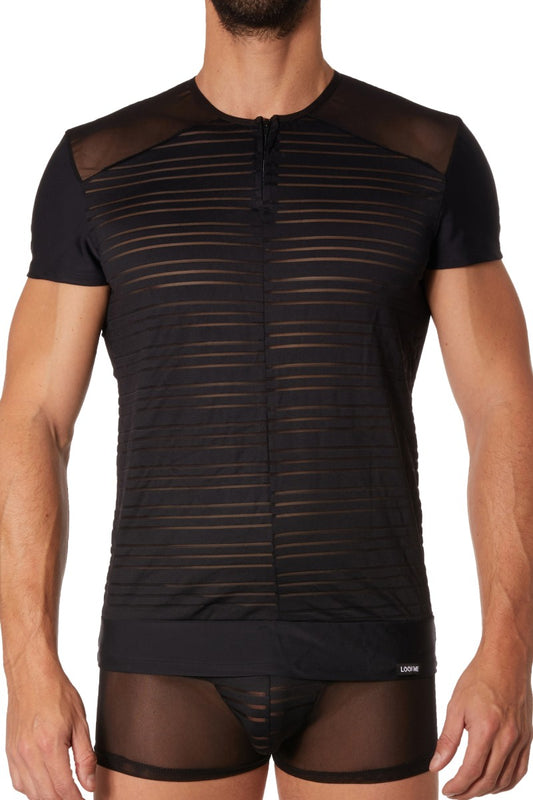 schwarzes Herren T-Shirt 906-81 - XL-0