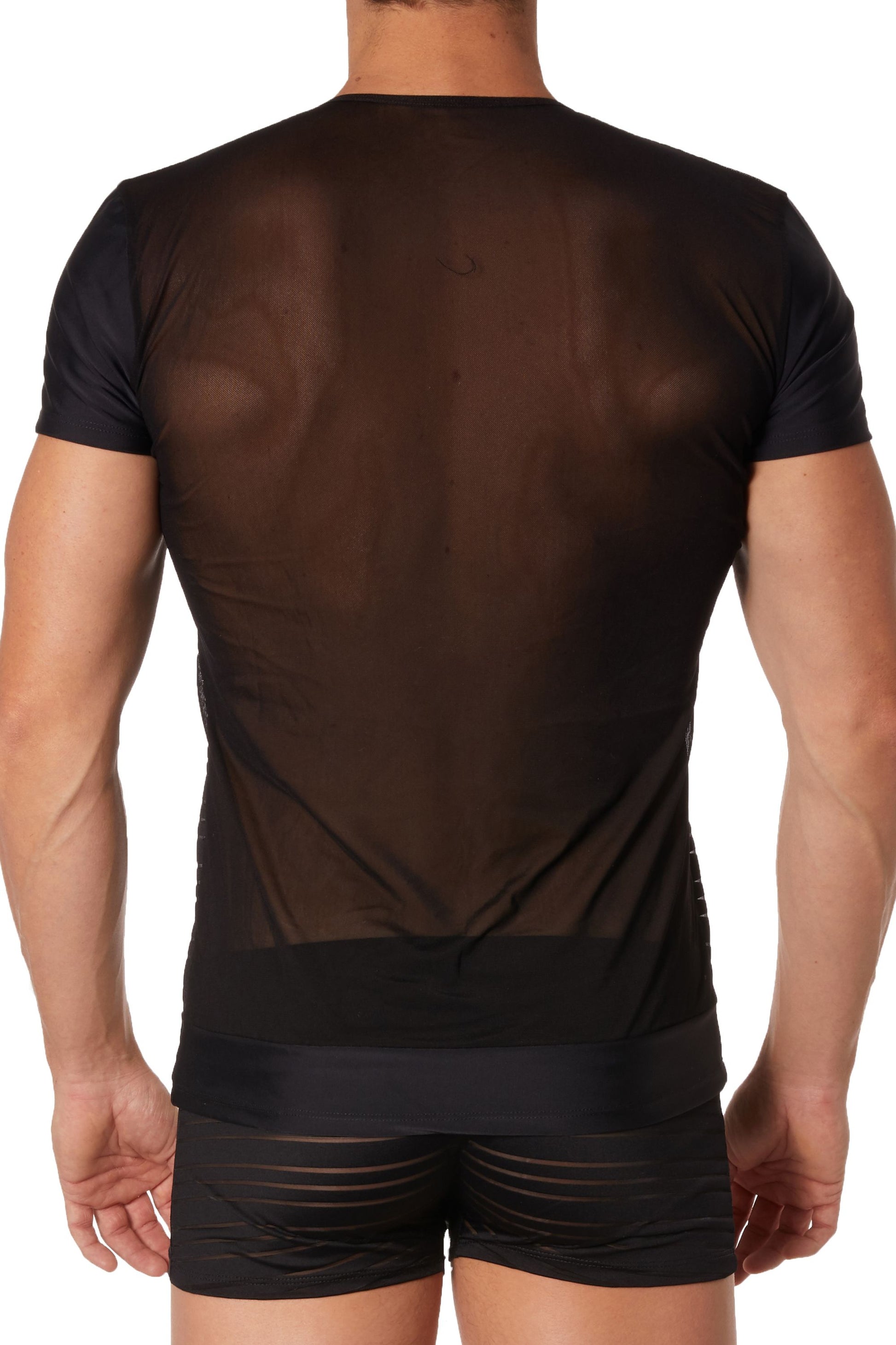 schwarzes Herren T-Shirt 906-81 - XL-1