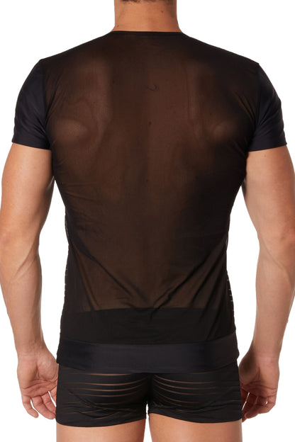 schwarzes Herren T-Shirt 906-81 - XL-1