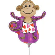 Cute Monkey Foil Balloon - Monkey Balloon Design