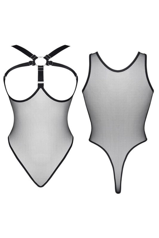 schwarzer Body LXMayte001 - XXL-0
