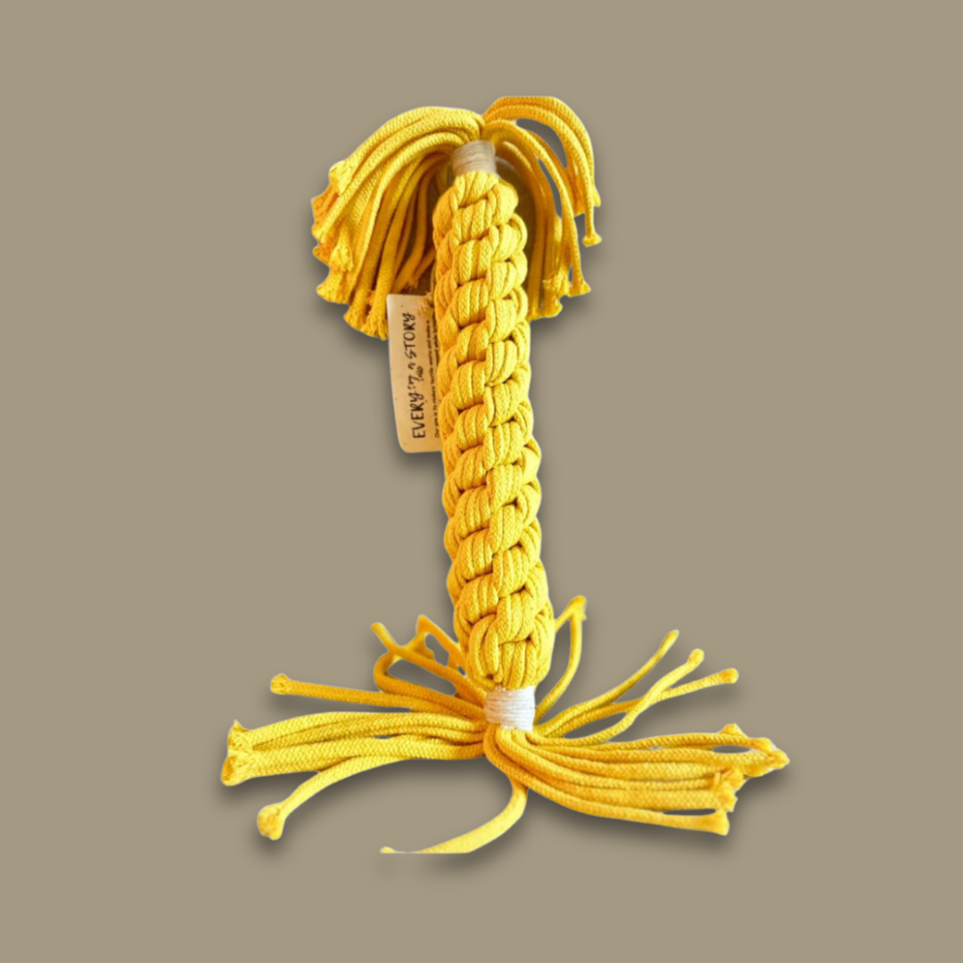 Jumbo Yellow Candy Rope Toy-1