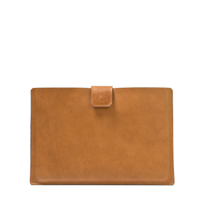 Leather Sleeve for MacBook with zipper pocket-6