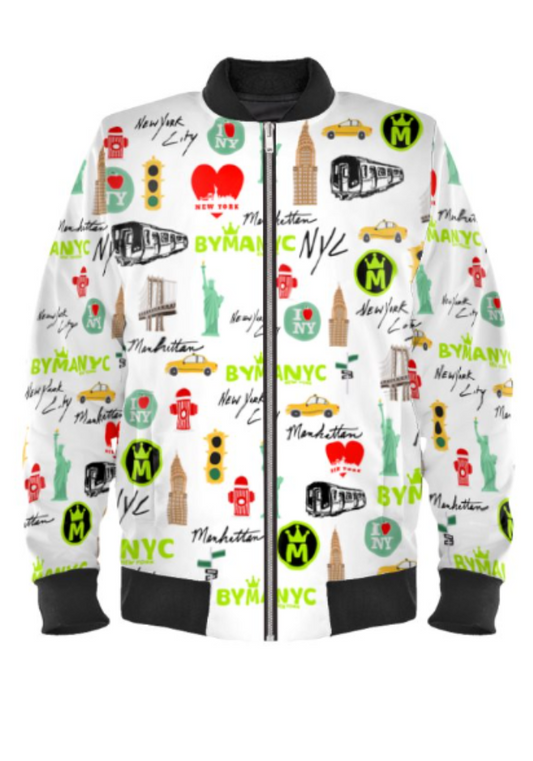 Limited Edition Jacket Manhattan Mosaic Sunset – BYMANYC ® New York-0