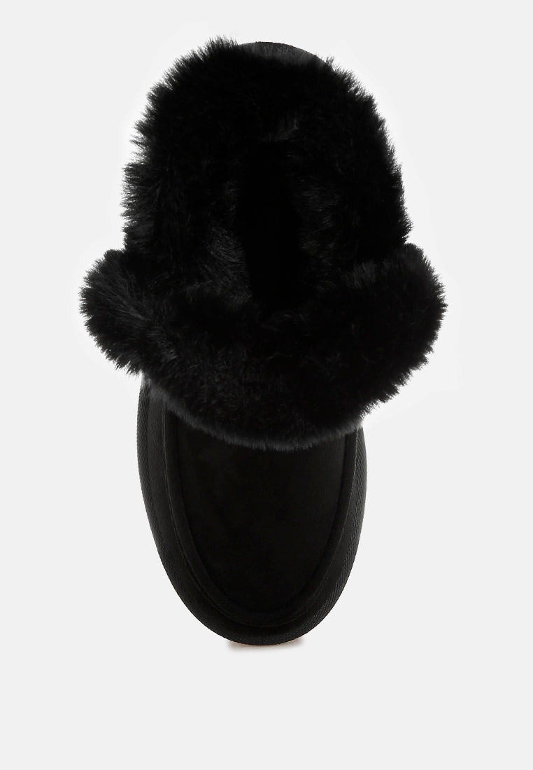 Linka Pin Buckle Detail Snow Boots-1