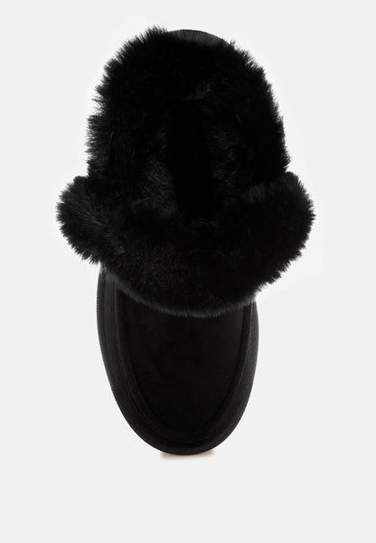 Linka Pin Buckle Detail Snow Boots-1