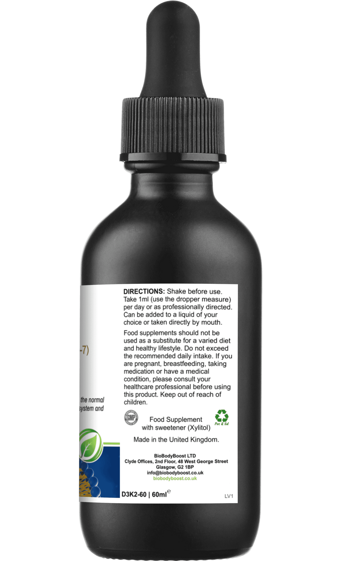 Lipovita Liposomal D3 K2 Drops: Bone & Immune Support-2