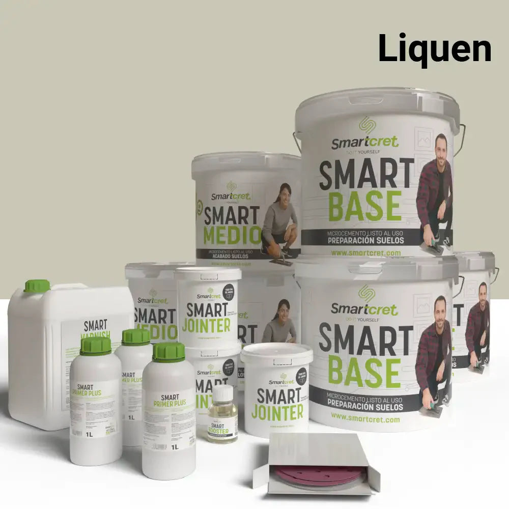 Kit de microcemento para escaleras de azulejos de 24 m²-14