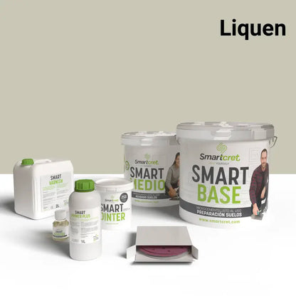 Kit de microcemento para escaleras de azulejos de 8 m²-14