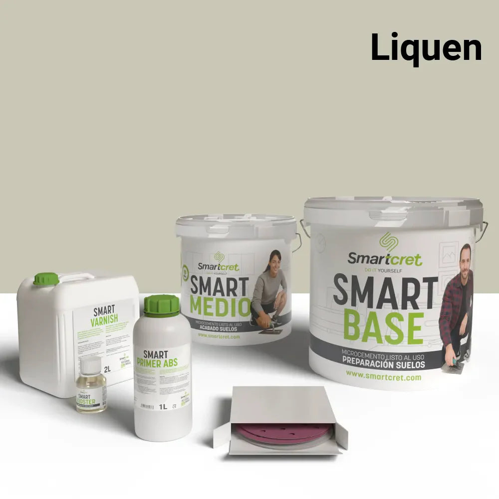 Kit microcemento para escaleras de obra de 8 m²-14