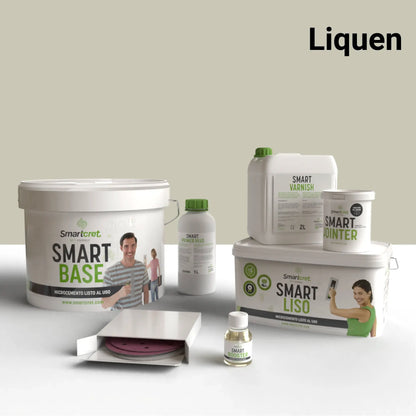 Kit de microcemento para lavabos con juntas de 8m²-14