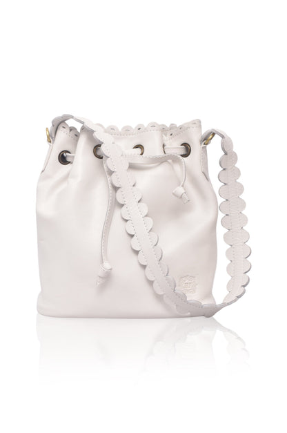 Luisa Scalloped Bucket Bag-3