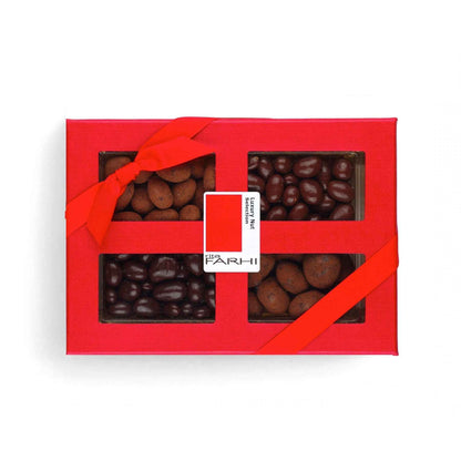 Assorted Chocolate Covered Mixed Nut Luxury Gift Box, 390g-0