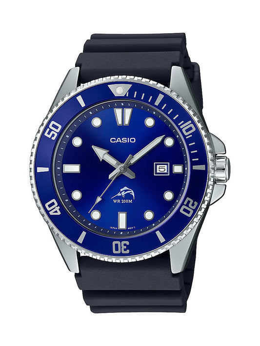 Casio Men's Diver Inspired Black Resin Strap Watch.........-0