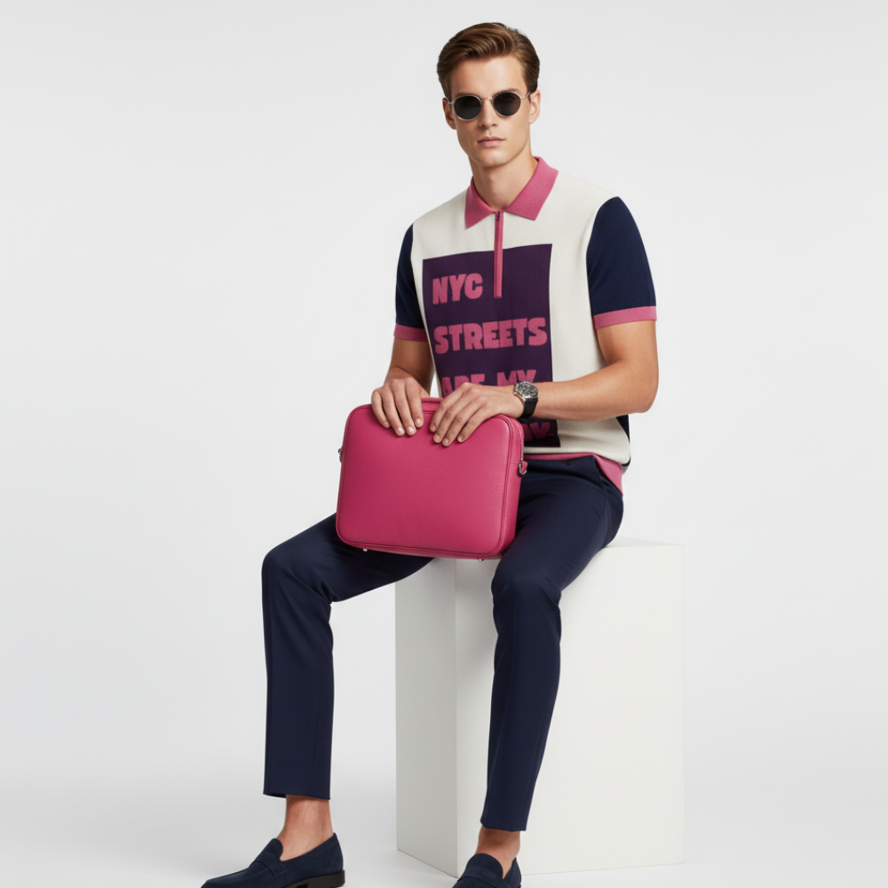 MEATPACKING Cashmere Polo BYMANYC ® New York-1