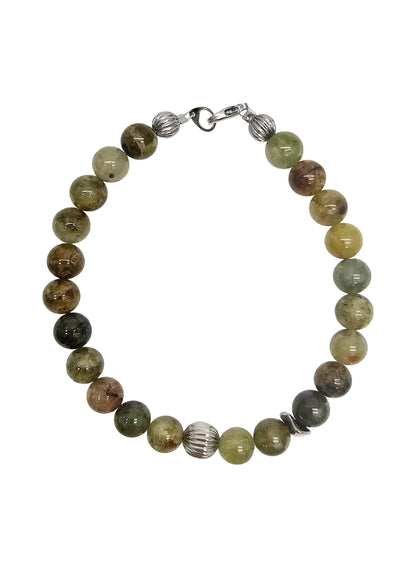 Green Garnet Men's Bracelet MEB15-0