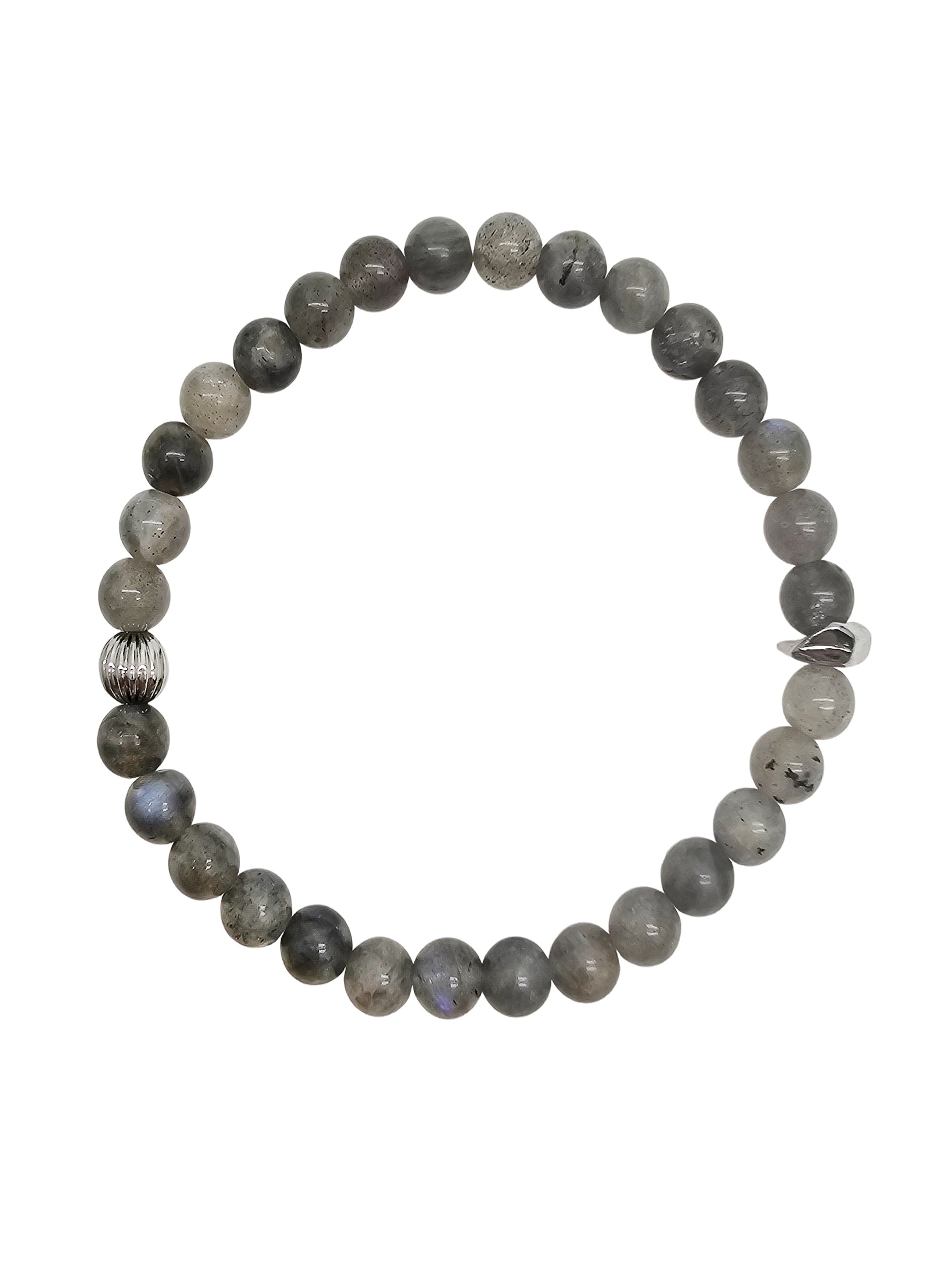 Labradorite Flexible Men's Bracelet MEB10-1