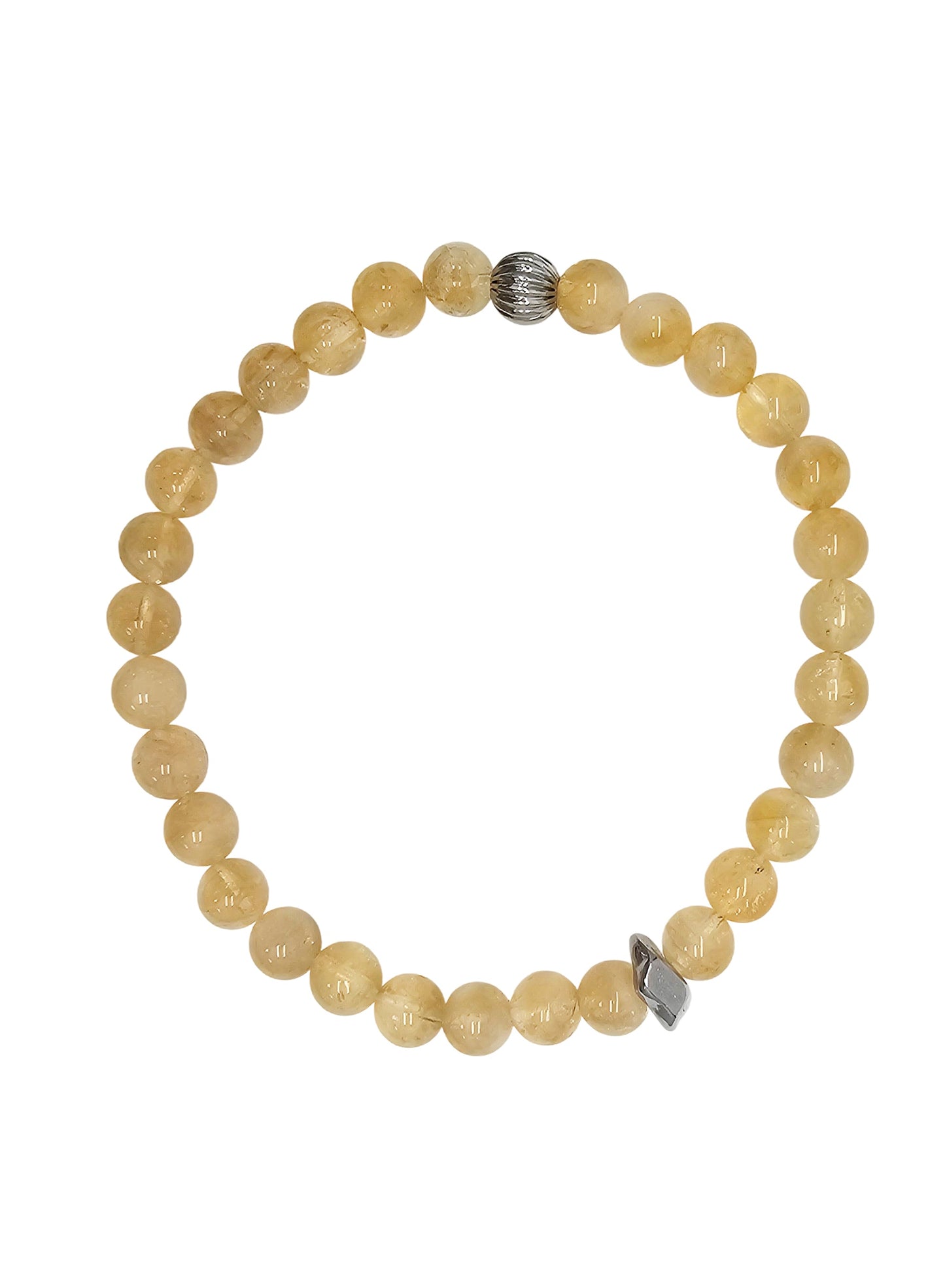 Citrine Flexible Men's Bracelet MEB11-0