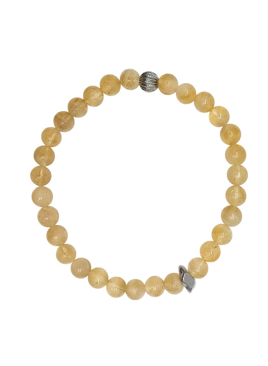 Citrine Flexible Men's Bracelet MEB11-0