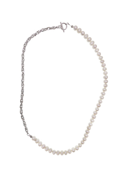 Freshwater Pearls With Chain Versatile Mens Necklace MEN07-0