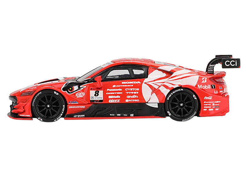 Honda NSX-GT "Type S" GT500 #8 Tomoki Nojiri - Toshiki Oyu "ARTA" "Super GT Series" (2023) Limited Edition 1/64 Diecast Model Car by Mini GT-0