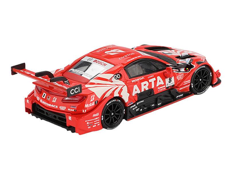 Honda NSX-GT "Type S" GT500 #8 Tomoki Nojiri - Toshiki Oyu "ARTA" "Super GT Series" (2023) Limited Edition 1/64 Diecast Model Car by Mini GT-1