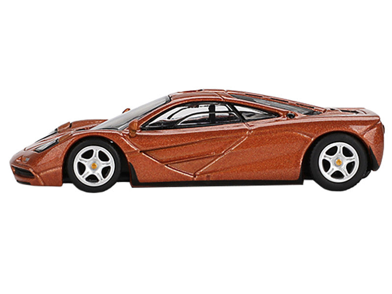McLaren F1 Yquem Orange Metallic Limited Edition 1/64 Diecast Model Car by Mini GT-0