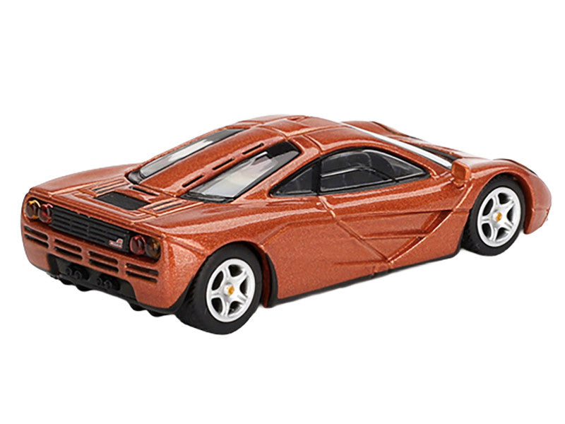 McLaren F1 Yquem Orange Metallic Limited Edition 1/64 Diecast Model Car by Mini GT-1