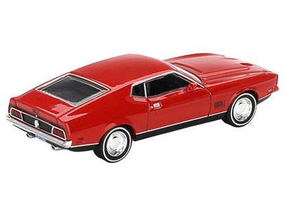 Ford Mustang Mach 1 Red 007 James Bond "Diamonds Are Forever" (1971) Movie Limited Edition 1/64 Diecast Model Car by Mini GT-0