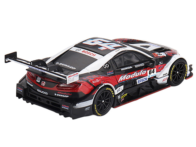 Honda NSX-GT "Type S" GT500 #64 Takuya Izawa - Kakunoshin Ohta "Modulo Nakajima Racing" "Super GT Series" (2023) Limited Edition 1/64 Diecast Model Car by Mini GT-1