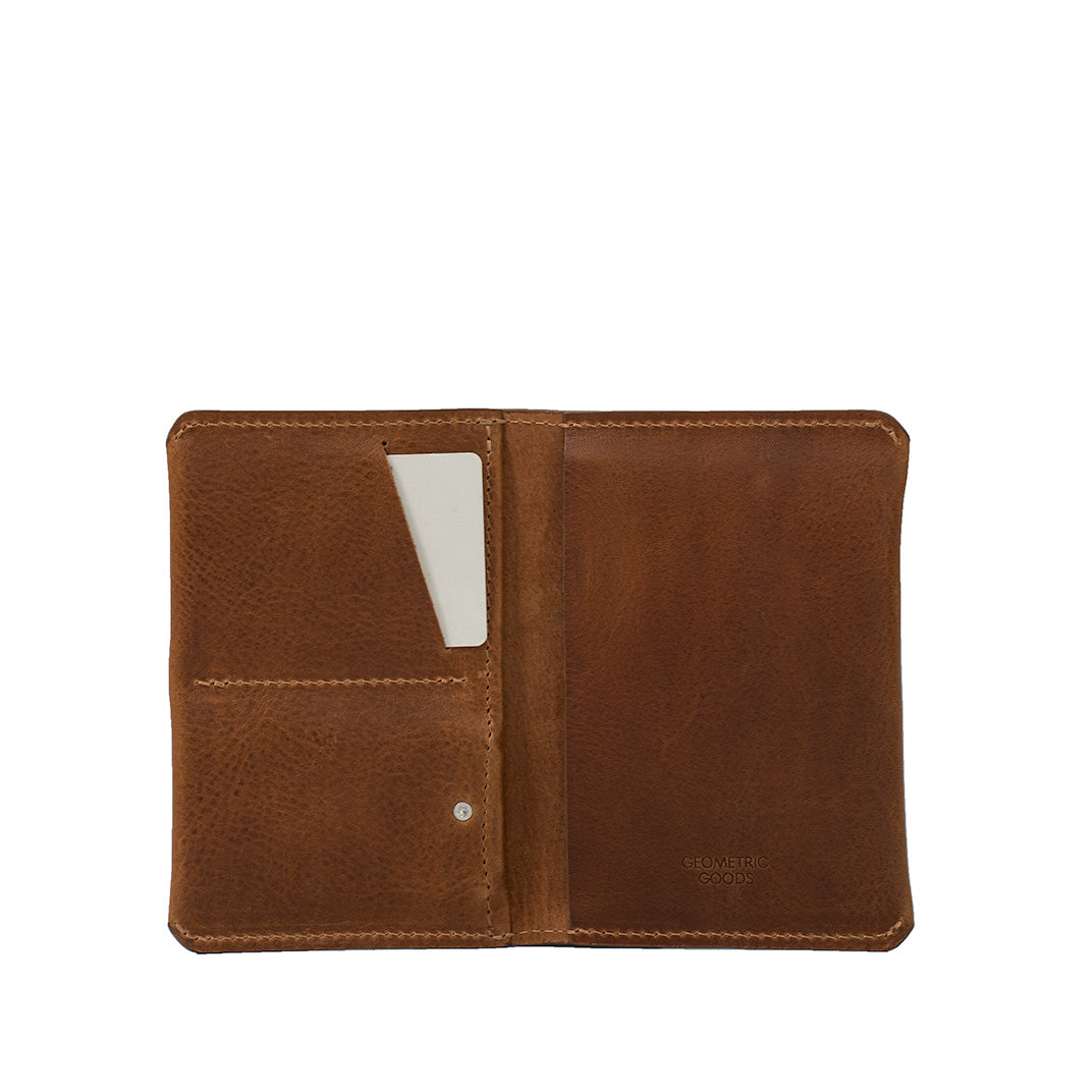 Leather Passport Holder 2.1 compatible with AirTag | RFID Blocking-2