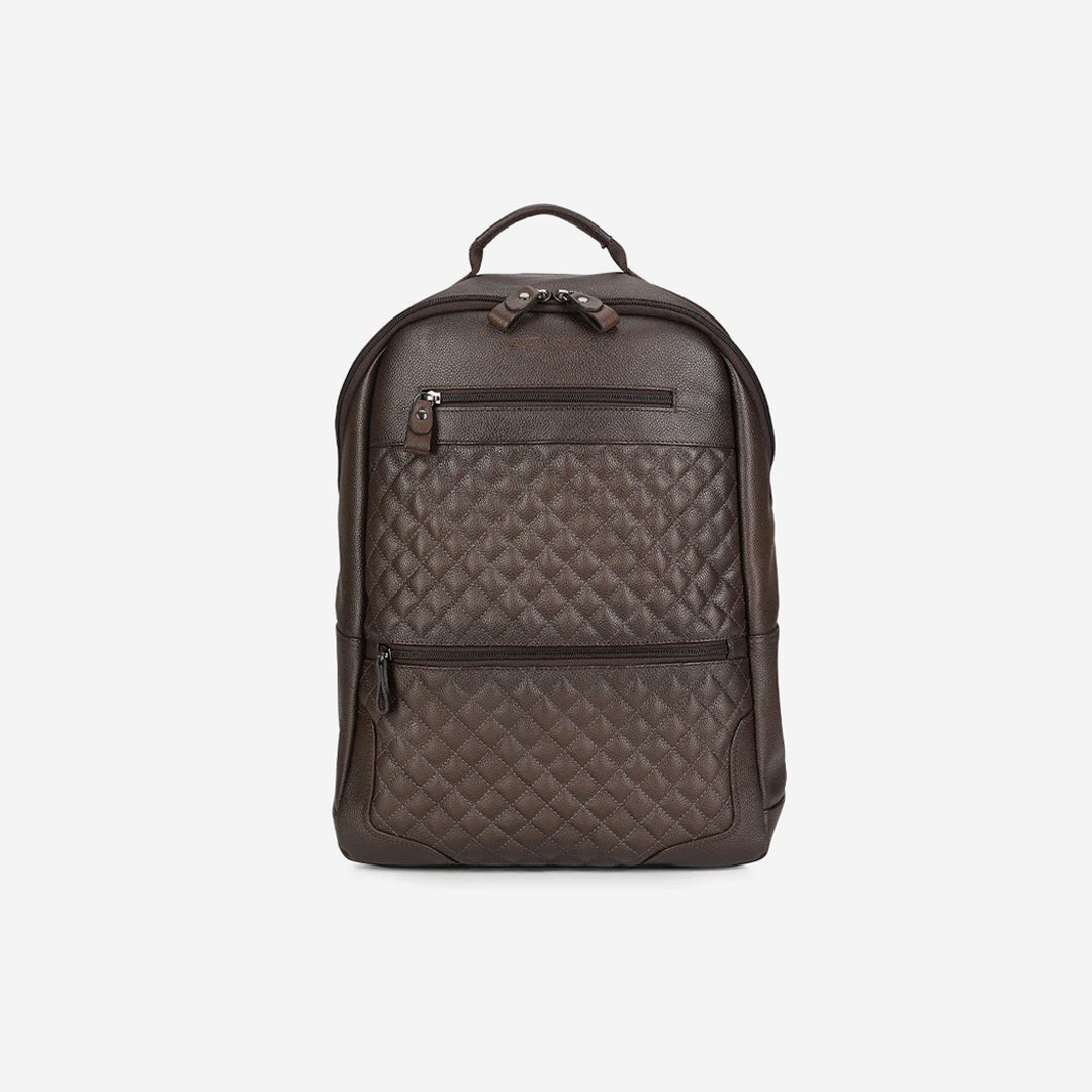 52's Luxury Quilted Garda Leather Backpack-5
