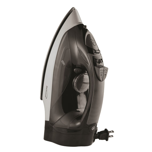 Brentwood Steam Iron With Retractable Cord - Black-0