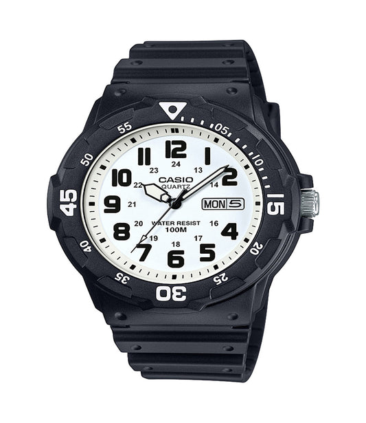 Casio Men's 'Classic' Quartz Resin Watch, Color Black (Model: MRW200H-7BV)-0